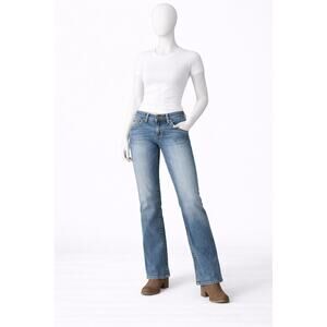 BKE Kate Bootcut Jeans Womens 31x31 Medium Wash Stretch Low Rise Denim rodeo